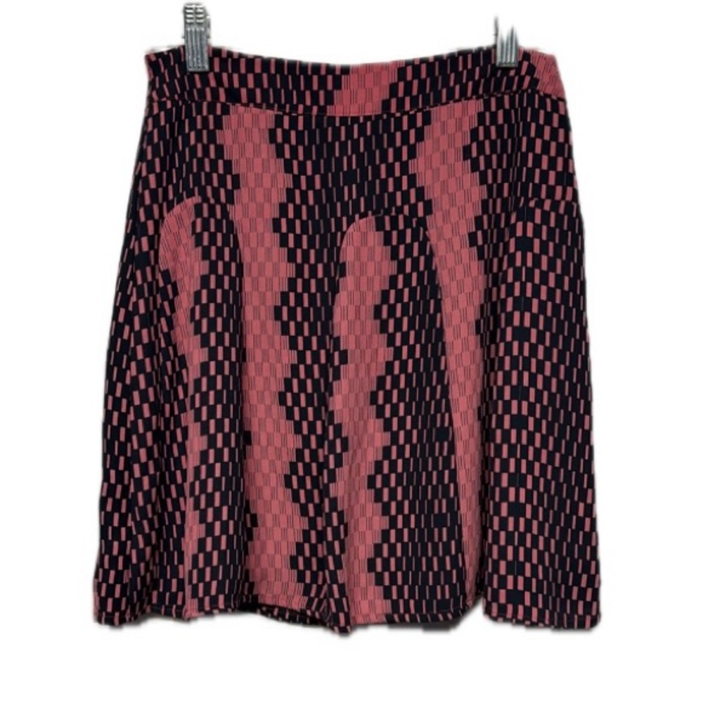 Collective Concepts NWT Blue and Pink Mini A-Line Skirt Size XS